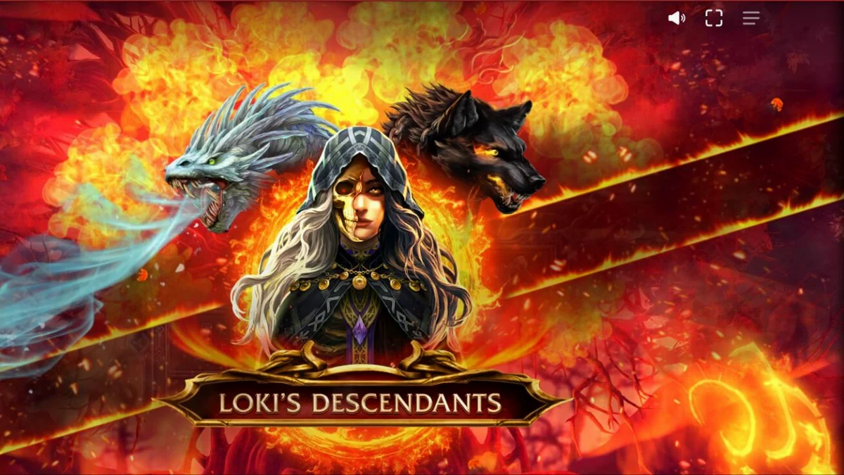 Loki’s Descendants slot theme featuring Norse mythology characters