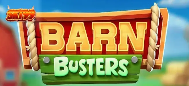 Tampilan visual slot Barn Busters dengan tema peternakan yang ceria
